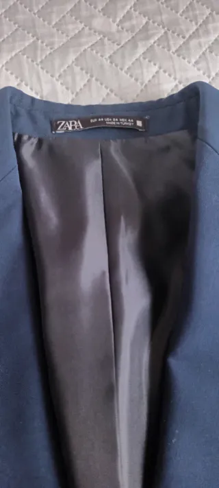 Traje Zara Azul Marino