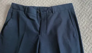 Traje Zara Azul Marino