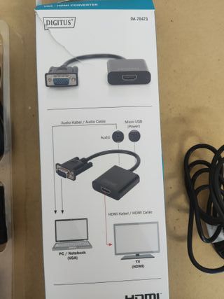 DIGITUS Adaptador de audio gráfico VGA
