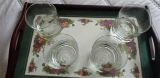 4 Vasos Cristal Bohemia Whisky