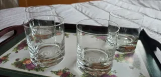 4 Vasos Cristal Bohemia Whisky