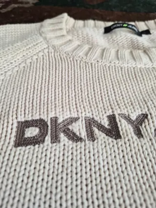 Jersey DKNY Algodón Talla L Beige