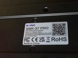 Teclado MIDI Vave SMK-37 Pro.