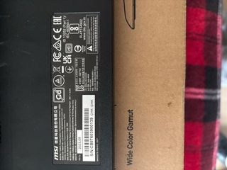 Monitor MSI G217 170hz 27” Negro