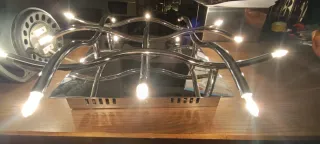 Lámparas de cristal y metal