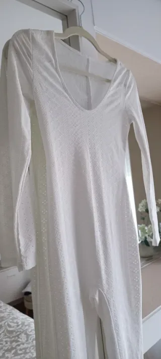 Mono blanco calado sexy