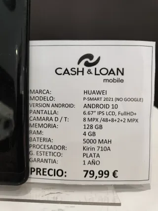 Huawei P-Smart 2021 128GB Nero