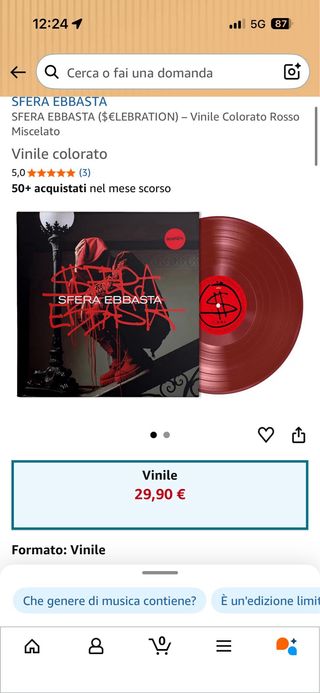 Vinile Sfera Ebbasta $€LEBRATION