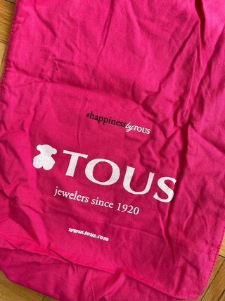 Bolso Tote Tous Rosa y Blanco