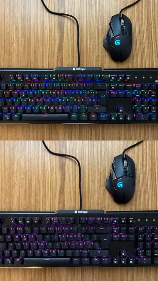 Xbox One S con 2 controller, tastiera e mouse