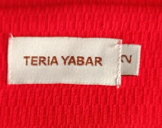 Vestido Teria Yabar Rojo Talla M