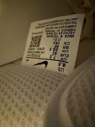 Nike Air Force 1 Blancas Nuevas 42