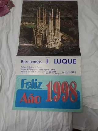 Tapas de calendario antiguas colección, se venden