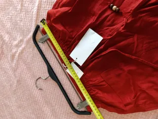 Pantalón Zara Lino Color Teja Talla S