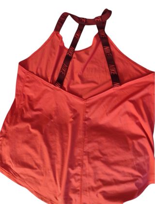 Canotta sportiva Nike color corallo