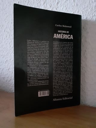 "HISTORIA DE AMERICA LATINA" de CARLOS MALAMUD.