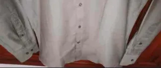 Camisa hombre manga larga verde caqui