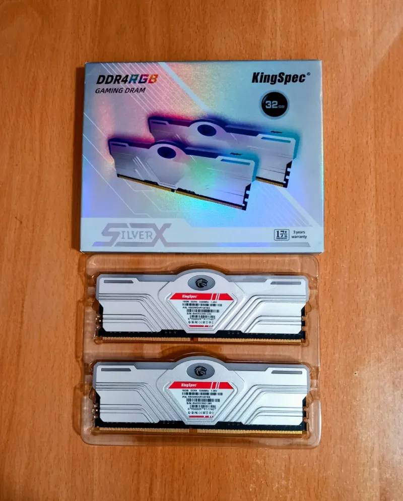 KingSpec DDR4 RGB 32GB (2 x 16GB) 3200MHz Nuevas