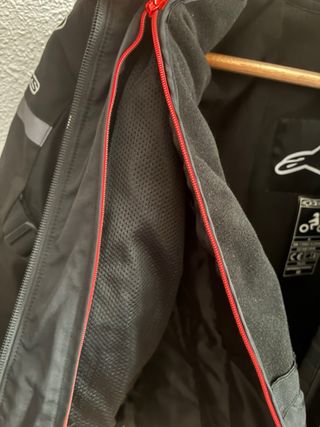 Chaqueta Moto Alpinestars Mujer Negra/Fucsia Talla