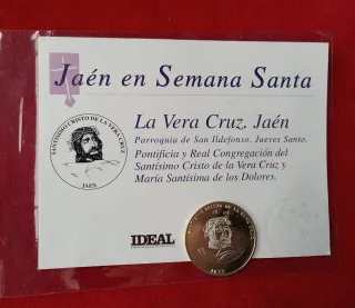 Lote 4 medallas Semana Santa Jaén Plata