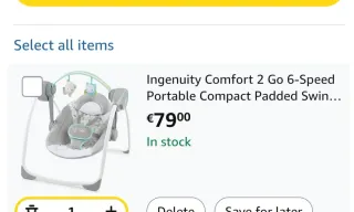 Mecedora para bebé con diseño de búhos