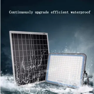 Faro LED Solare 1000W con Sensore Crepuscolare