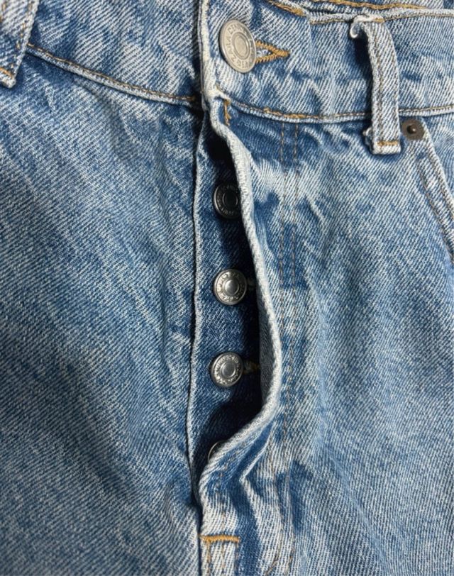 Zara Jeans Hombre Azul Rotos Talla 42