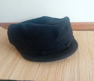 Gorra Visera Negra Talla M Invierno