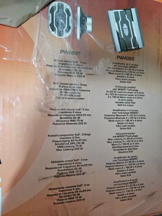 Equipo de audio automoción Vieta + JBL (12V)