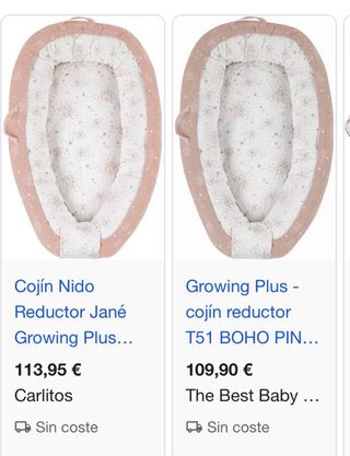 Cojín Nido Bebé Jané Growing Plus