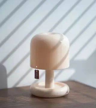 Lampada Notte Mini Ricaricabile Arancio/Rosa