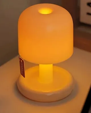 Lampada Notte Mini Ricaricabile Arancio/Rosa