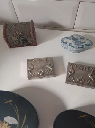 Lote de 6 Cajas Decorativas