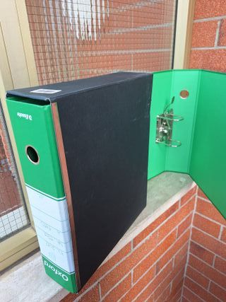 100 Raccoglitori ad anelli Oxford verdi