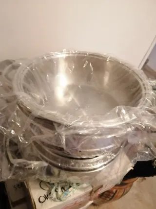 Set Pentole Mondial Casa Acciaio Inox 18/10