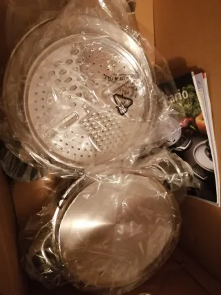 Set Pentole Mondial Casa Acciaio Inox 18/10