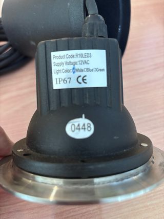 4 Focos LED Exterior/Interior Metal y aluminio