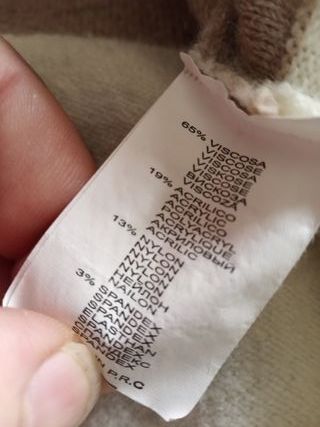 Maglione Peloso Bluoltre, taglia indicativa M/S ve