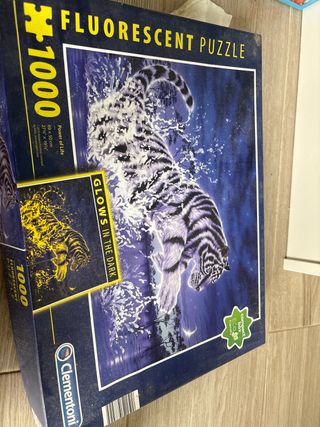 Puzzle Clementoni 1000 piezas Tigre Fluorescente