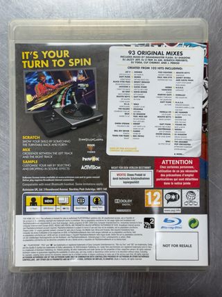 DJ Hero + Tocadiscos, Sony PS3