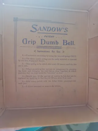 Manubri Antichi Sandow's Dumb Bell