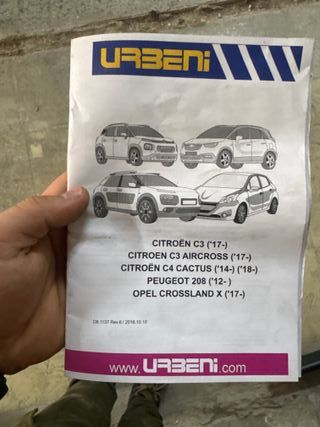 Bola de remolque URBENI Citroën C3/C4 Peugeot 208