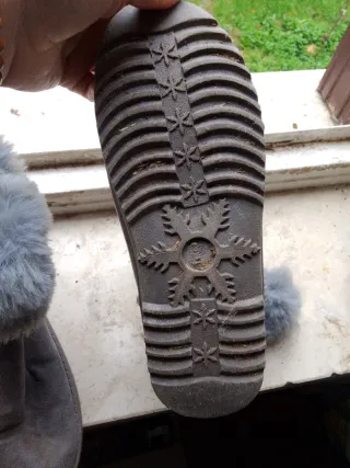 Stivaletti donna grigi con pelliccia n.37