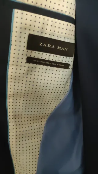 Traje Zara Man azul