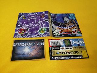 Sonic 3D Flickies Island SEGA SATURN + SPINE CARD.
