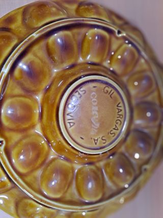 Piatto per uova in ceramica Vargas Gil vintage
