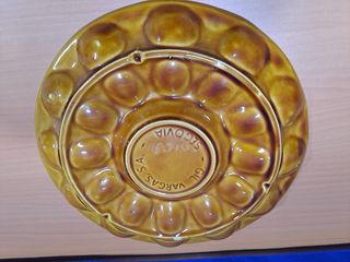 Piatto per uova in ceramica Vargas Gil vintage