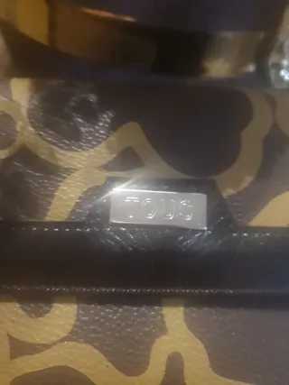 Cartera Tous Marrón y Dorada