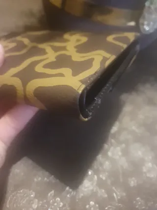 Cartera Tous Marrón y Dorada