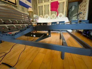 Cama Pardo 110cm con colchón nuevo.